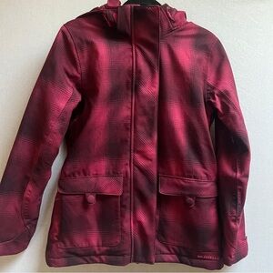 Merrell Opti-Shell Waterproof Plaid Ski Snowboard Jacket Sz M